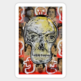 Skull Man Sticker